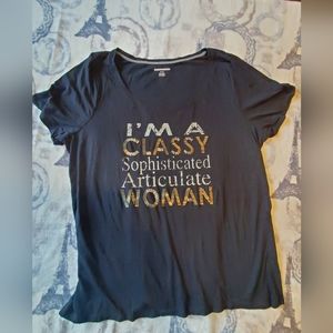 Lane Bryant black T-shirt
